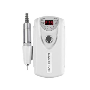 60W Portable Rechargeable Nail Drill Machine PL-101 White