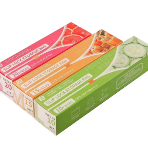 Slip Lock Storage Bags - 3 Sizes Available for Convenient Storage