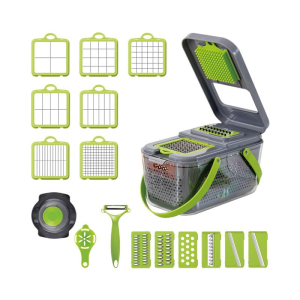 Kitchen Multi-functional Slicer for Vegetables and Fruits - Set of 22
