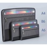 3-Piece Zipper Document Organizer Set – A4, B6 & A6 Sizes – Waterproof Travel and Office Pouch