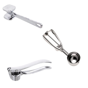 Stainless Steel Essentials Kitchen Combo – 3-Piece Tool Set