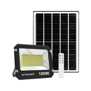 Actolight Premium Solar Rechargeable Flood Light IP67 100W