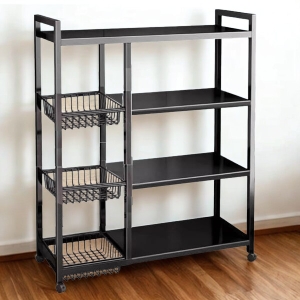 4-Tier Multi-Purpose Storage Rack with Wheels