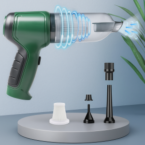 HyperTech 3-in-1 USB Car Vacuum, Inflator and Deflator