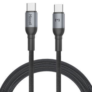 Miccell D34 C to C 100W/60W Fast Charging Braided Cable