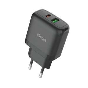 Miccell A + C 20W Charger Head - Black