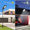 2 x Solar Street Lights Outdoor Remote Control Solar Parking Lot Lights - Image 4