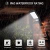 2 x Solar Street Lights Outdoor Remote Control Solar Parking Lot Lights - Image 6