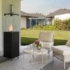 Gas Square Patio Fire Pit with Glass Panel - 13Kwh - Image 3