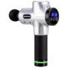 ZOMO 12-Head Professional Gun Massager with Carry Case - Silver