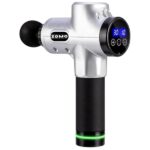ZOMO 12-Head Professional Gun Massager with Carry Case - Silver