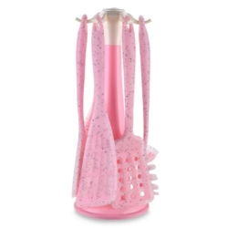 Silicone Heat Resistant Kitchenware Utensils Set 6pcs – Pink