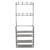 Simple Floor Clothes Rack – Black