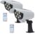 2 Pack Solar Wall Lights with Motion Sensor Outdoor Security Lights