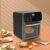 3-in-1 Mini Oven with Convection 12 L 2400 Watt LCD Touch Screen Visual Function Small Oven Mini Oven with Baking Tray, Foil Boxes & Accessories, 60 Min. Timer