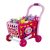 Shopping Cart Trolley Style Play Set Pink