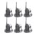 6 Pack BF-888S High Quality UHF 400-470MHz Walkie Talkie 2 Way Radio