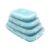 Collapsible Silicone Food Storage Container – Set of 4 – Blue