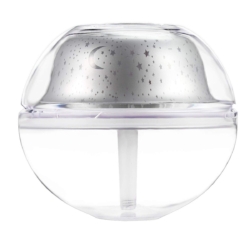 500ml Air Humidifier Crystal Night Light Projection – Silver
