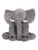 Elephant Plush Baby Pillow Toy – Grey