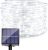 2 x 10M Solar Powered PVC Rope Tube Fairy Lights – Cool White