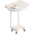 Nordic Style Modern Movable Frameless Coffee Side Table – White