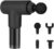 Handheld Muscle Massager Gun 3600RPM +6 Gears Adjustment 4 Massage Heads Deep Tissue Percussion Muscle Massager for Recovery and Pain Relief After Exercise Fatigue-Black