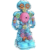 Kids Electric Transparent Gear Robot Blue
