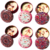 6 x Home Luxury Scented Candle with Dried Petals