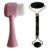 Facial Cleansing Brush And Jade Massager Set – Pink