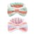 Coral Fleece Spa Headband With Bow – Pack Of 2