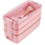 Bento Box 3 Layer Lunch Container – 900ml – Pink
