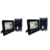 IK-50W IP67 Solar Rechargeable Flood Light Pack of 2