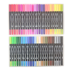 Dual Tip Brush Pens 48 Colors