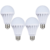 4 x 5W Smart Rechargeable E27 LED Bulbs