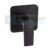 Brass Matt Black Square Shower Mixer
