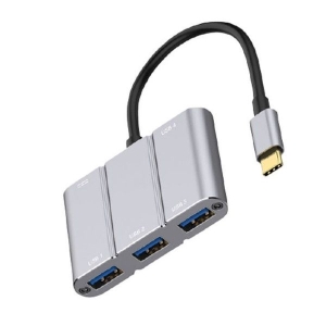 Portable OTG USB-C 4 Port HUB-9506B