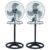 Ecco 3-in-1 Household Industrial Fan – Pack of 2