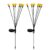 Solar Powered Starburst Swing Outdoor Warm White Bulb Garden Light FA-LC38H-6