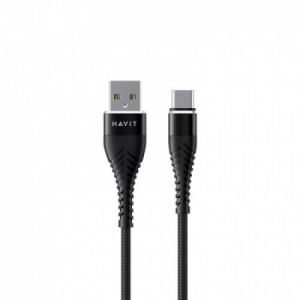 Havit CB707 | USB to Type-C DATA Cable – Black
