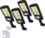Solar Street Lights Outdoor Remote Control Pack of 4